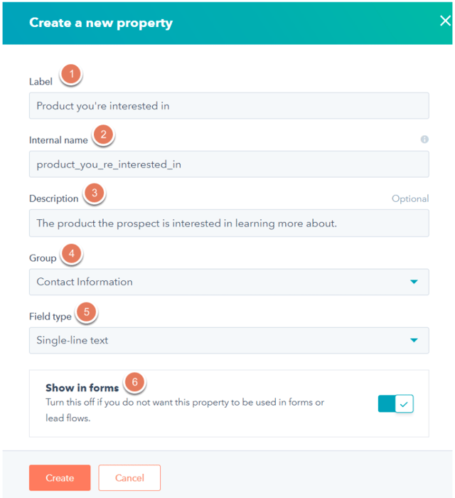 como usar propiedades personalizadas de hubspot