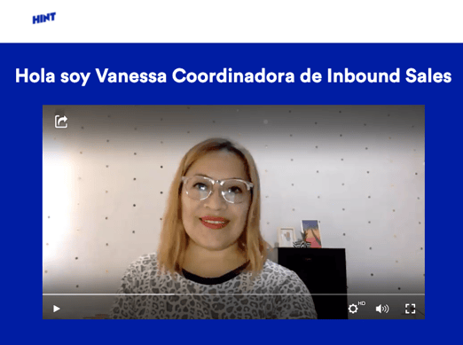 ejemplo vidard caso de uso para ventas