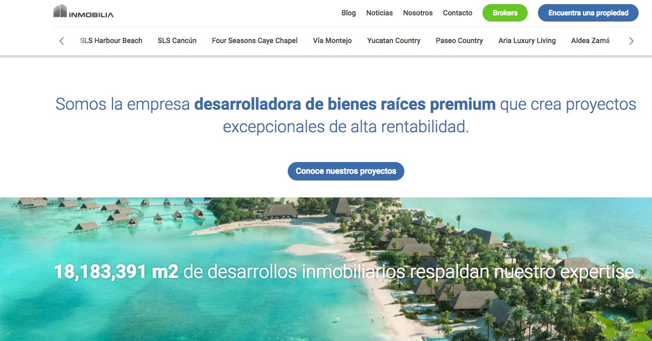 diseño de sitios web para inmobiliarias