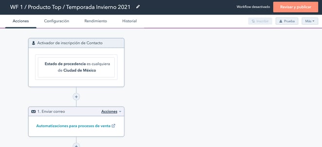 como crear workflows de automatizacion de ventas