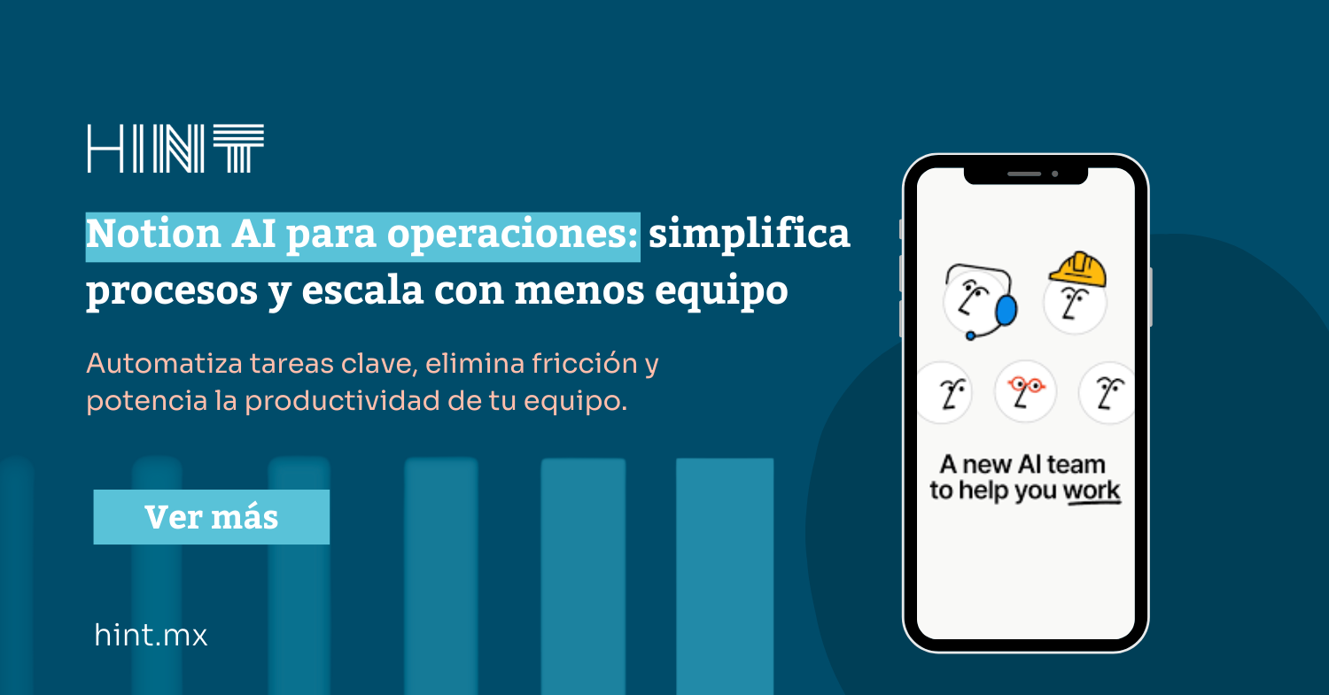 Notion AI para operaciones: simplifica procesos y escala con menos equipo
