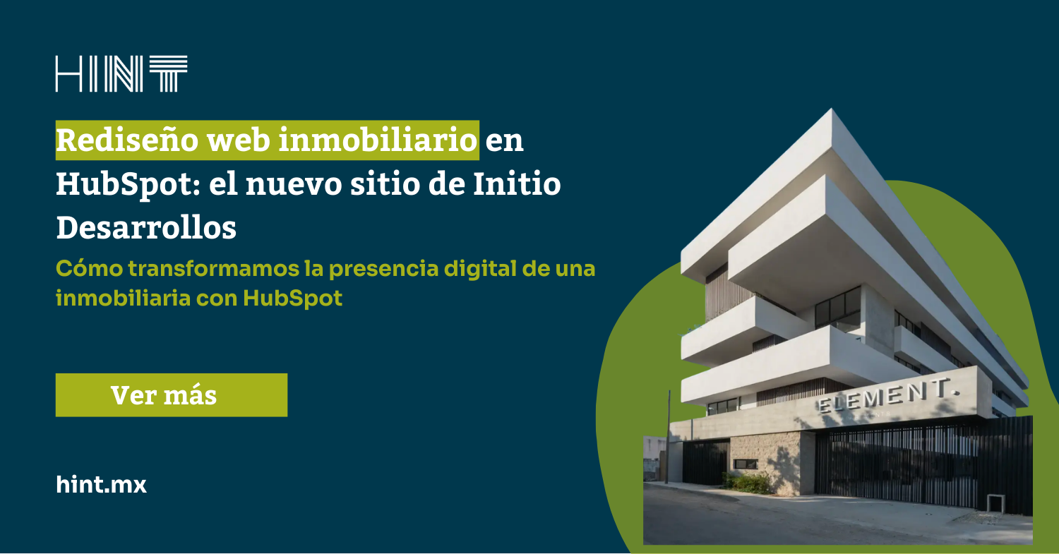 Rediseño web inmobiliario en HubSpot: el nuevo sitio de Initio Desarrollos