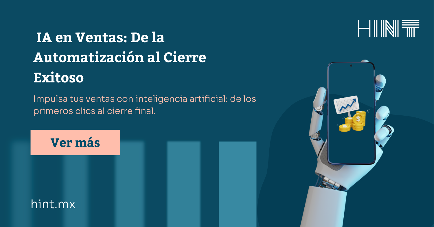 IA en ventas: De la automatización al cierre exitoso.