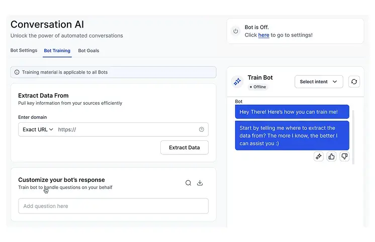 HighLevel AI dashboard